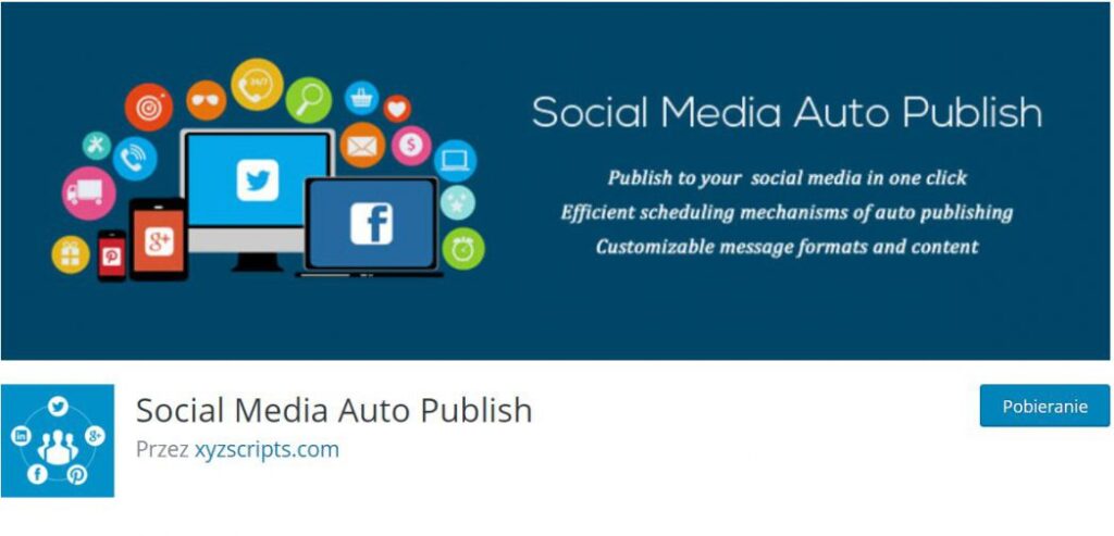 Wtyczka do automatycznej publikacji Mediów Społecznościowych